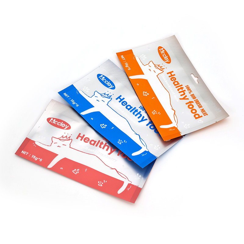 Cat treat Three side sealing bags