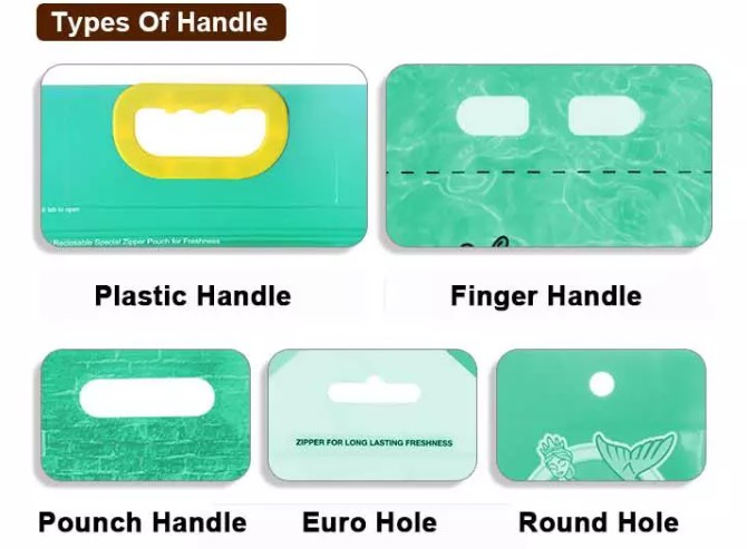 Stand-up-pouch-handle-hole-options