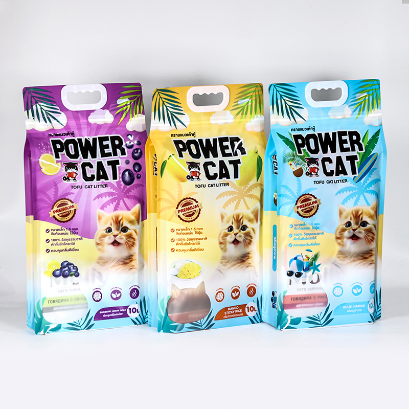 10L Cat Litter Hand-Carry Quad-Seal Packaging Bag
